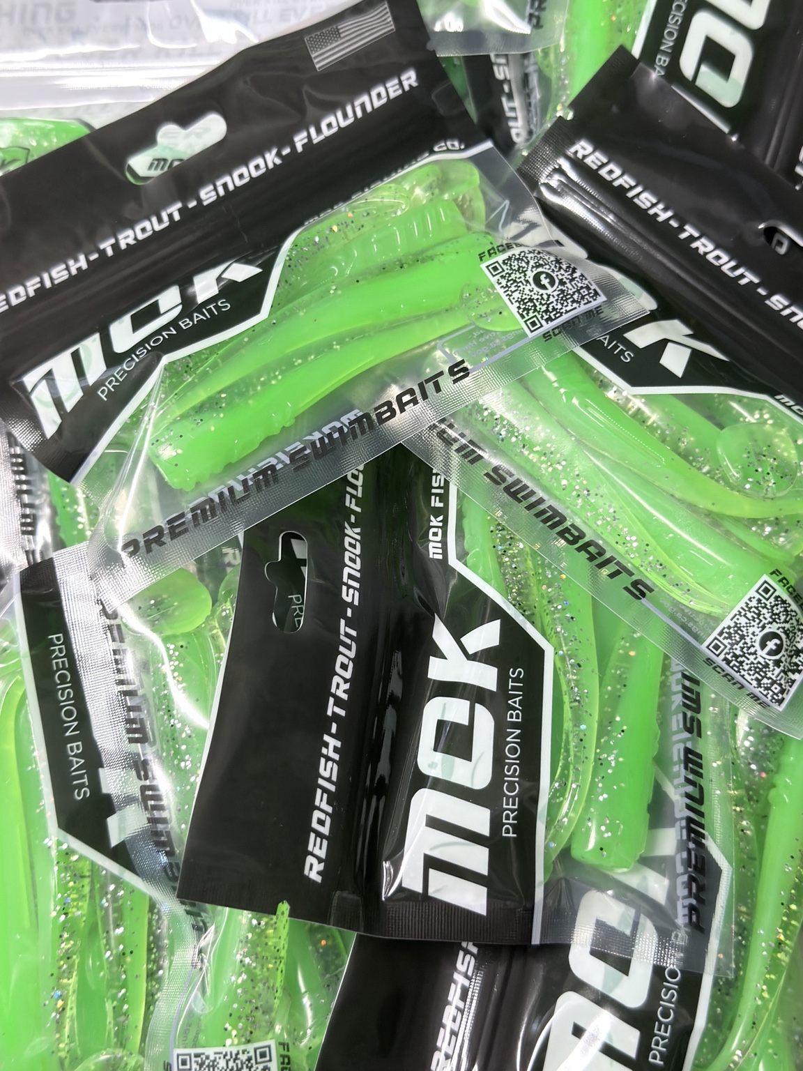Retail-ready Slime Shad MOK swimbait packaging